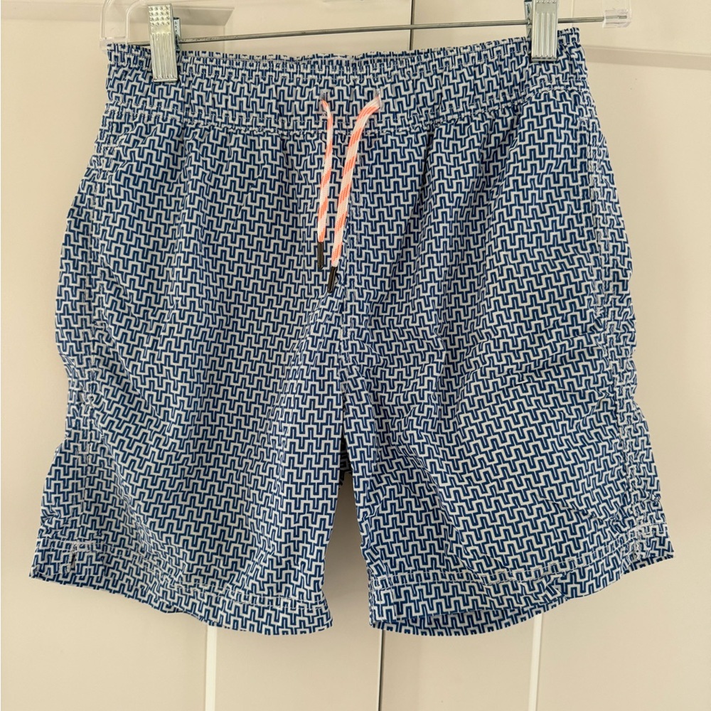 Crewcuts navy and white bathing suit. Size 10